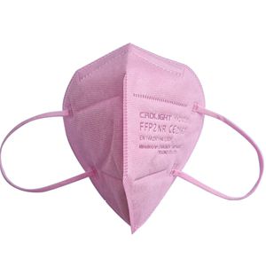 FFP2 Atemschutzmaske mit CE und EN-Kennzeichnung (1 Stück in pink)